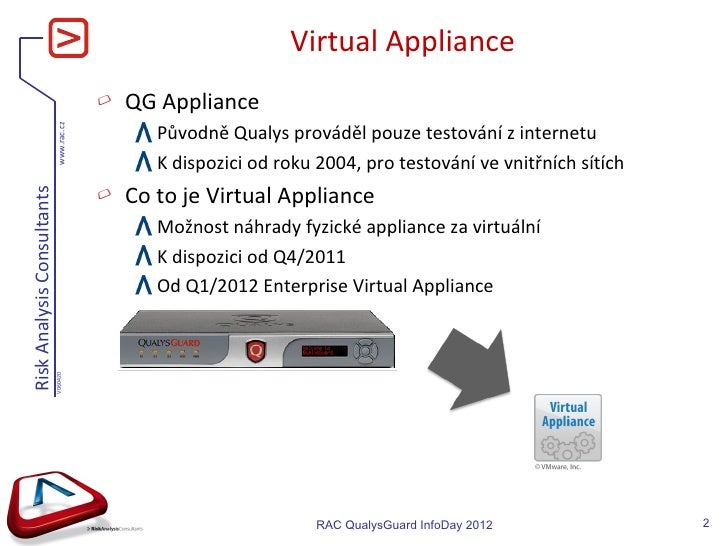 QualysGuard InfoDay 2012 Virtual Appliance