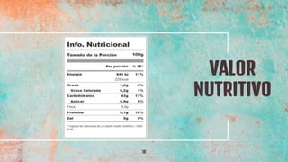 VALOR
NUTRITIVO
18
 