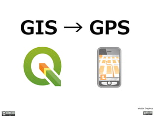62
GIS → GPS
Vector Graphics
 