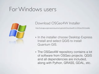 sudo apt get install qgis