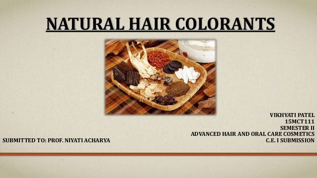 Natural Hair Colorants