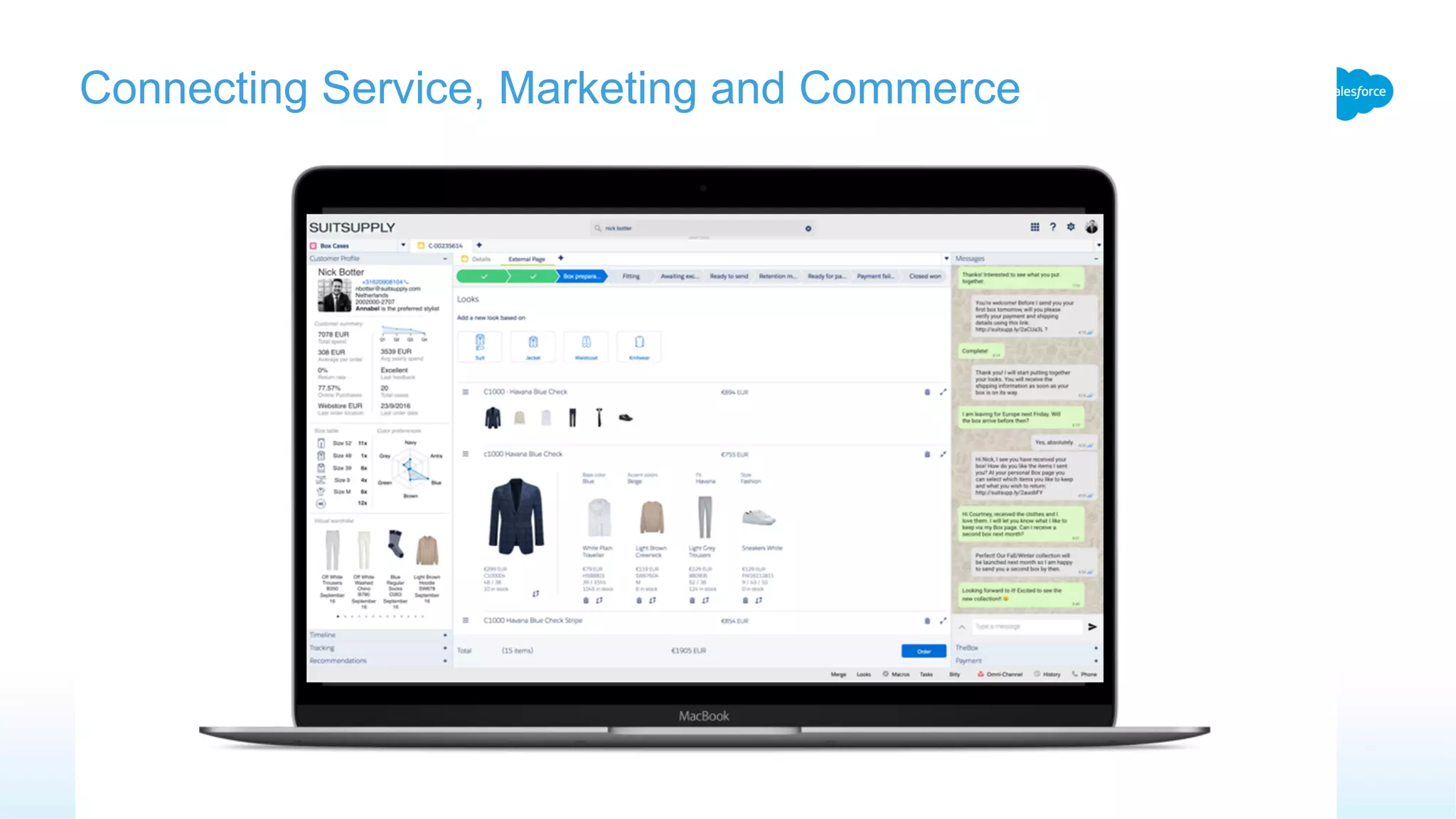 Connecting Service, Marketing and Commerce
 