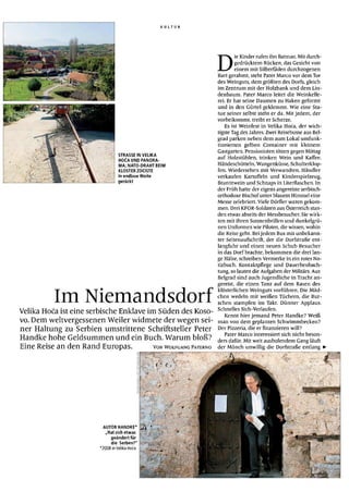 PETER HANDKE - Im Niemandsdorf  ("Profil")
