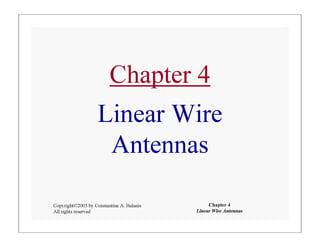 Antenas lineares