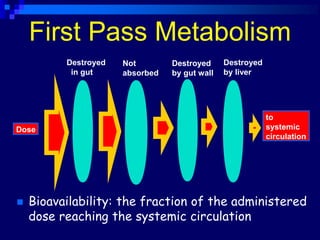 First Pass 2.pharmacokinetics | PPTX