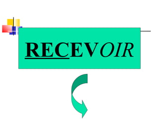 RECEVOIR 
 
