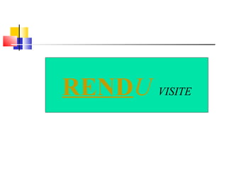 RENDU VISITE 
 