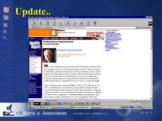 QQII--SSSSMM--EE--DDNN--VVEERRSSIIOONN 22..0011 78 of 77 
UUppddaattee.... 
 