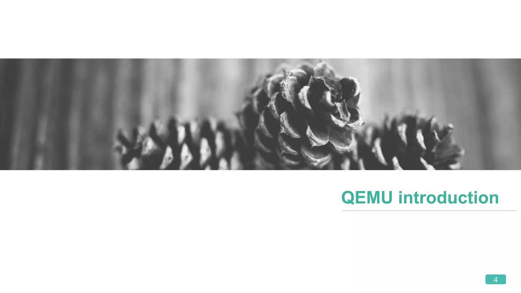 4
QEMU introduction
 
