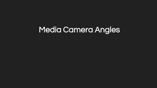 Media Camera Angles
 