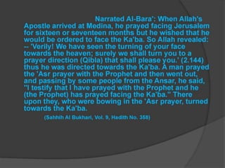Qibla (prayer direction)