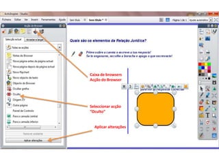 Caixa de browsersAcção do BrowserSeleccionar acção“Oculto”Aplicar alterações