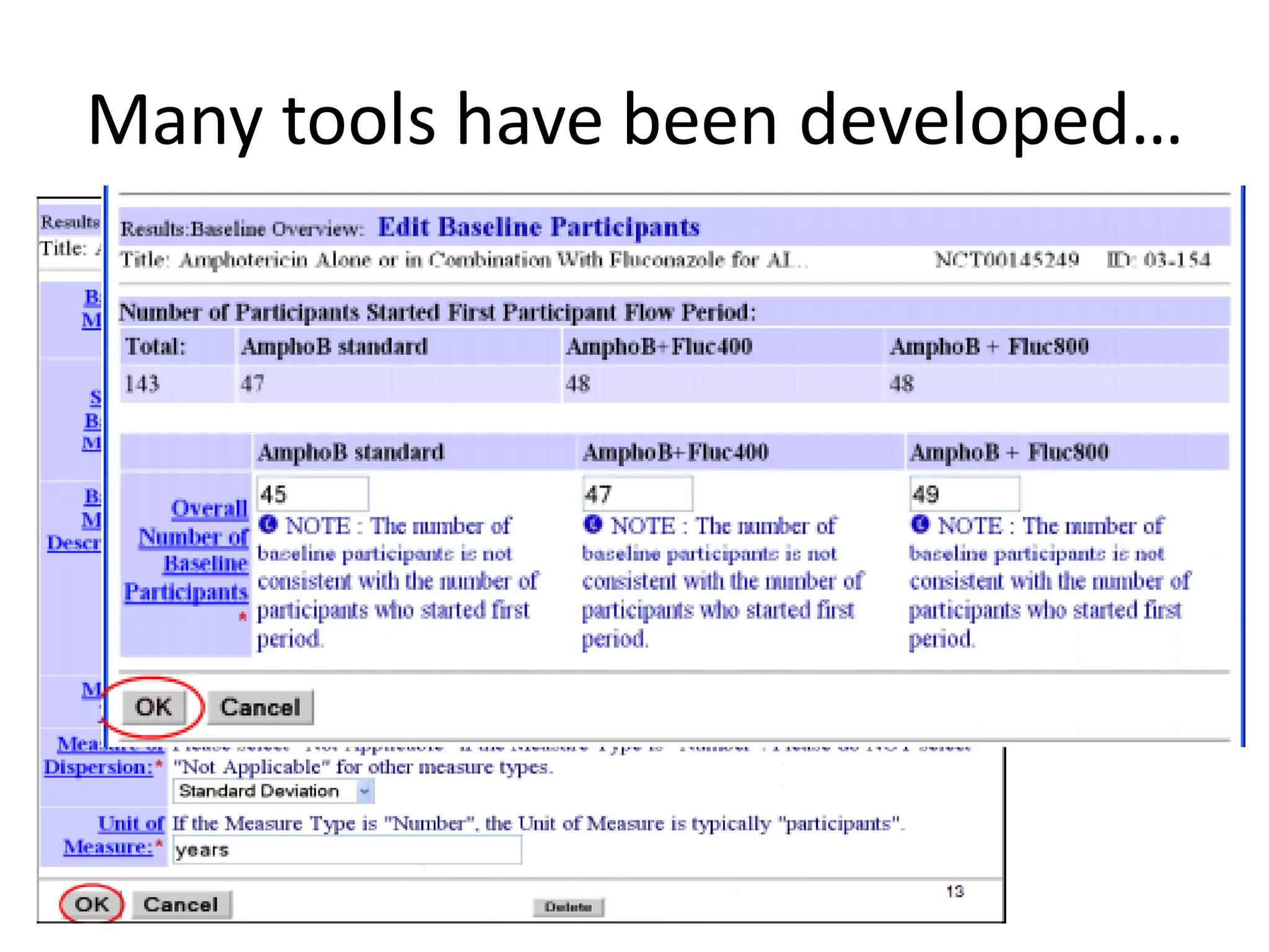 Many tools have been developed…
 
