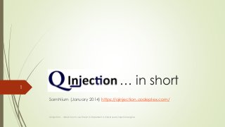 1

… in short
SamNium (January 2014) https://qinjection.codeplex.com/

QInjection ... about how to use Roslyn to implement a simple query injection engine

 
