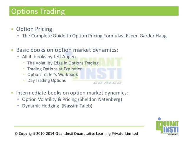 Trading options at expiration jeff augen pdf