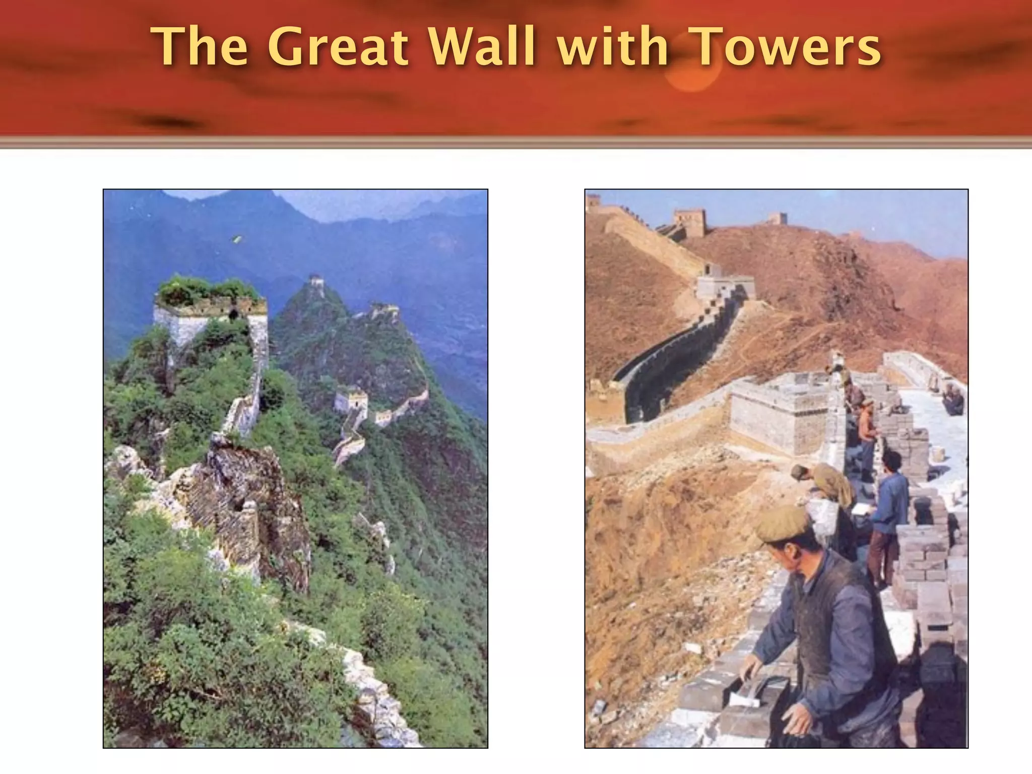 The Great Wall with Towers
 