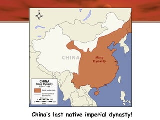 China’s last native imperial dynasty!
 