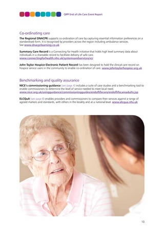 QIPP End of Life Care Event Report

Co-ordinating care
The Regional DNACPR supports co-ordination of care by capturing ess...