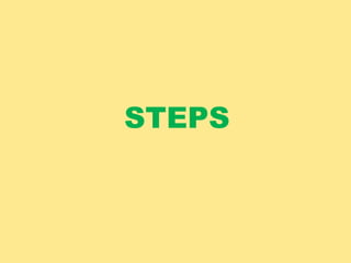 STEPS
 