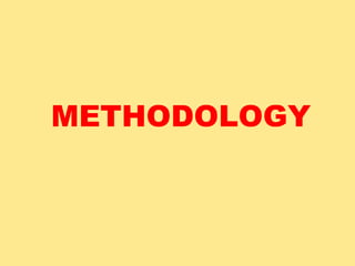 METHODOLOGY
 