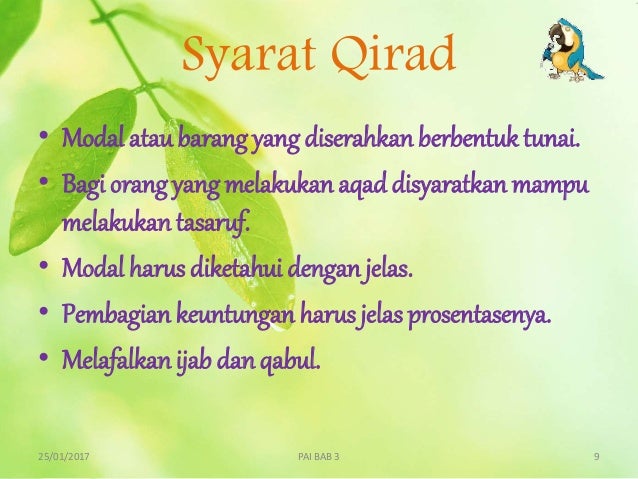 pics Qiradh Adalah qirad