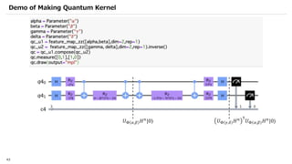 Qiskit advocate demo qsvm