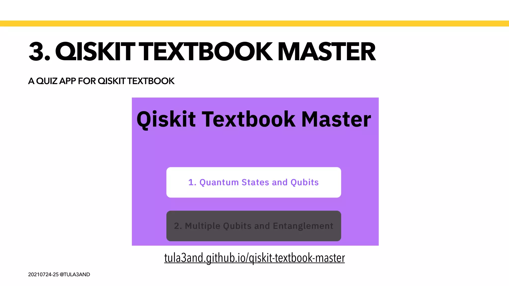 My Projects with Qiskit | PPT