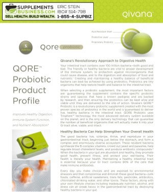 Qivana Probiotics + Qivana Qore Probiotic & Product Reviews