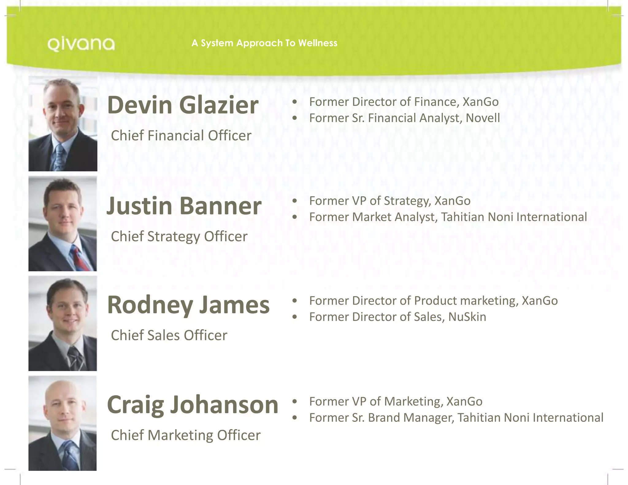 FormerPresident & CEO, Nature’s Way