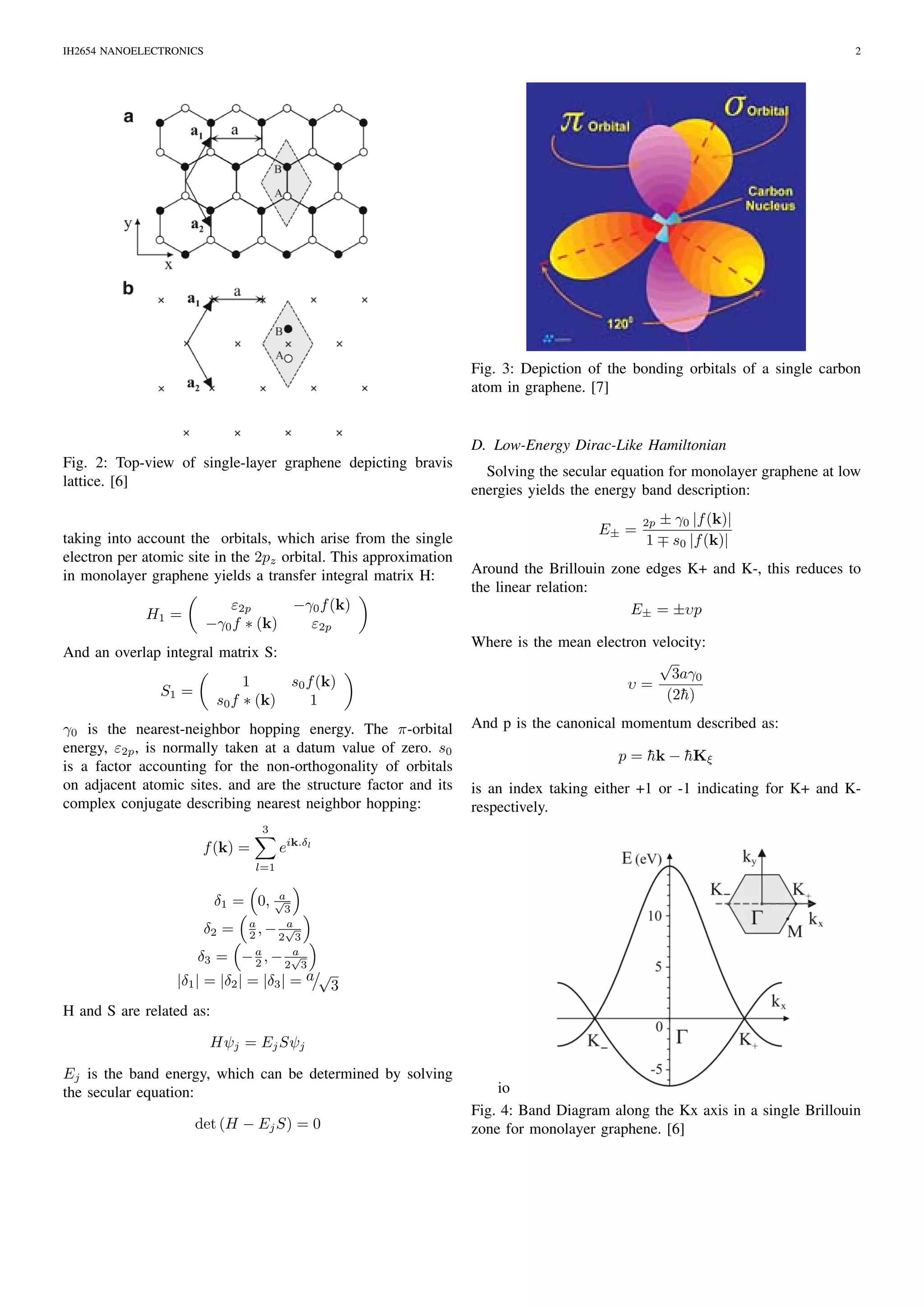 Graphene Field Effect Transistor | PDF