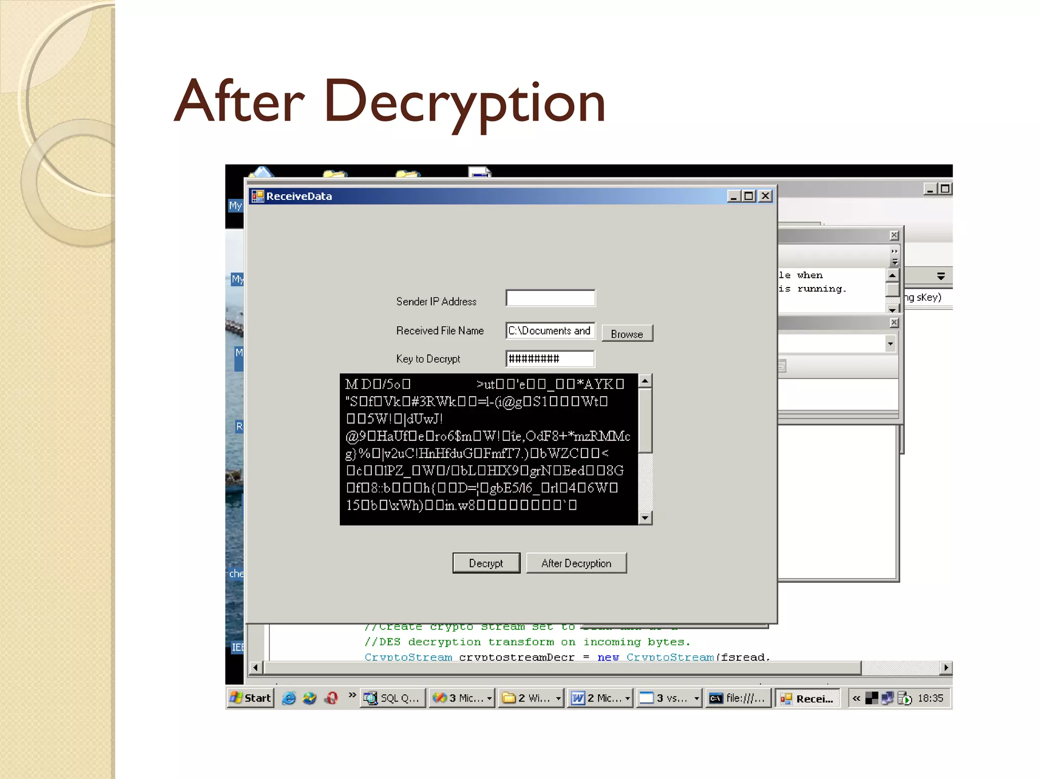 After Decryption

 