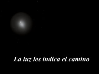 La luz les indica el camino
 