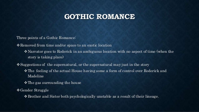 Gothic Elements in 