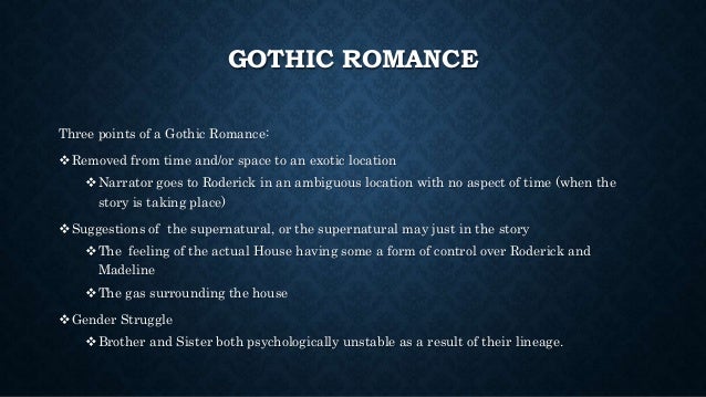 Gothic Elements in