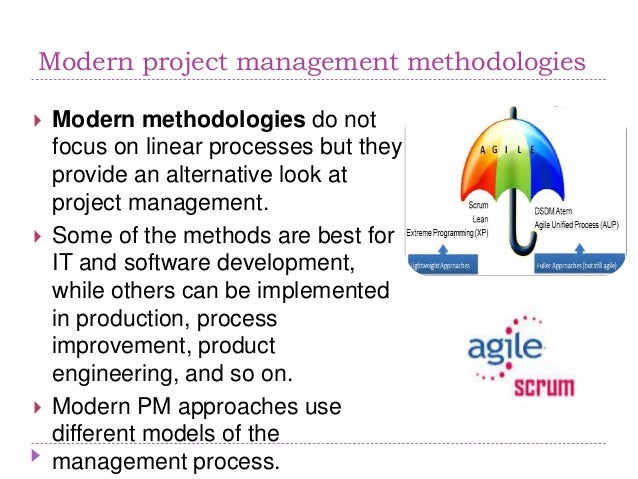 project management methodologies
