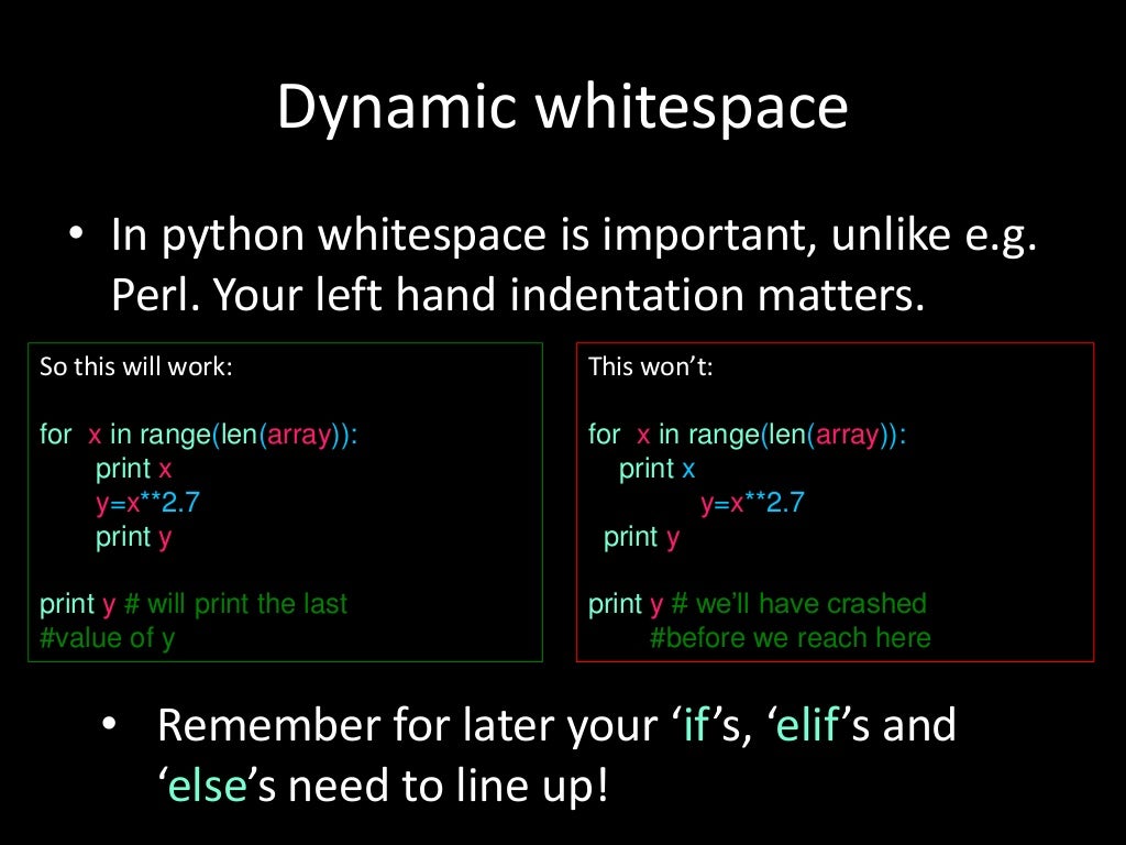 Python your new best friend