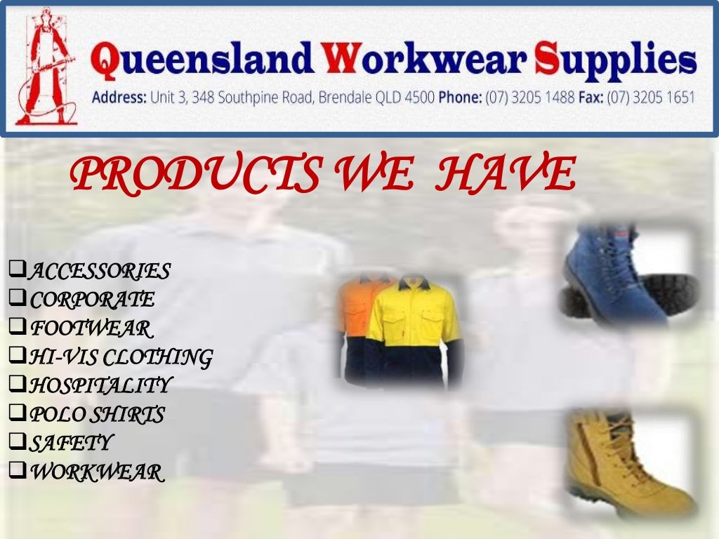 Workwear Uniforms At Queensland Workwear
