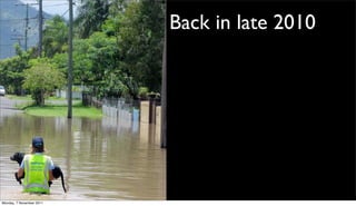 Back in late 2010




Monday, 7 November 2011
 