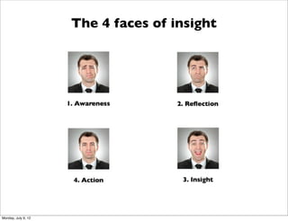 The 4 faces of insight




Monday, July 9, 12
 