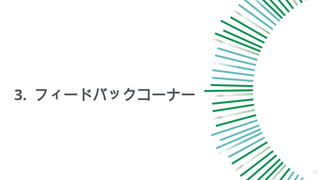 3. フィードバックコーナー
11
 