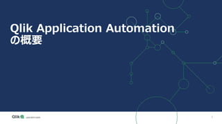 3
Qlik Application Automation
の概要
 