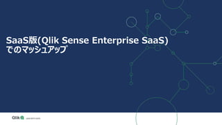 SaaS版(Qlik Sense Enterprise SaaS)
でのマッシュアップ
 