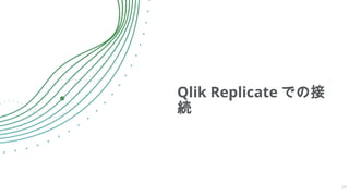 Qlik Replicate での接
続
29
 