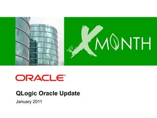 QLogic Oracle Update January 2011 