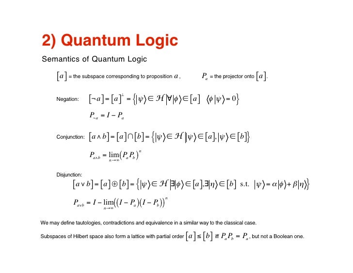 Quantum Logic