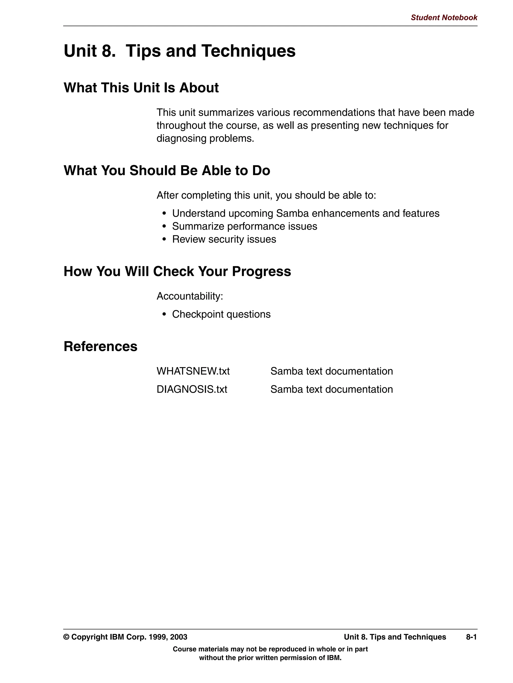 Student Notebook




   5RDPLQJ 3URILOHV
      $OORZ D XVHU WR KDYH WKH VDPH GHVNWRS VHWWLQJV HWF QR PDWWHU RQ
      ZKLFK VVWHP KHVKH ORJV LQ
      7R FRQILJXUH IRU :LQGRZV 0(
        ORJRQ KRPH ??VHUYHU? 8
      7R FRQILJXUH IRU :LQGRZV 17
        ORJRQ SDWK ??VHUYHU?SURILOH? 8
        ORJRQ GULYH +
        UHDWH SURILOH@ VKDUH
             FUHDWH PRGH  GLUHFWRU PRGH                            EURZVDEOH            HV
             ZULWDEOH HV
      )RU PRUH LQIRUPDWLRQ VHH 352),/(6W[W




Figure 6-6. Roaming Profiles                                                                                 LX264.0


Notes:
A roaming profile is the name used for the collections of all local settings of a user. On a
UNIX system, these settings are all stored in various hidden (starting with a dot) files or
directories in the users home directory.
In Windows, these settings are to a large extent stored in the local registry of the system.
That makes setting up these profiles far harder.
Furthermore, there is a big difference between how Windows 95/98/ME handle profiles,
and how Windows NT/2000 handle profiles.
Profiles for Windows 95/98/ME are initially stored in a user.DAT file on the local system.
This file can be copied to the home directory (indicated with logon home) of the user on
the PDC and will be downloaded to the local system when the user logs on. Any changes
that the user makes are cached on the local system and copied to the server when the user
logs off, provided that the file is not read-only.
Profiles in a Windows NT/2000 environment work similarly, but are stored in a file called
NTuser.DAT. They are generally not stored in the home directory of the user, but on a


6-10 Linux Integration with Windows (Samba)                                         © Copyright IBM Corp. 1999, 2003
                               Course materials may not be reproduced in whole or in part
                                      without the prior written permission of IBM.
 