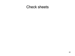 Check sheets 