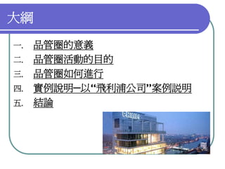 QM-047-品管圈報告以飛利浦為例