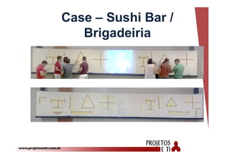 www.projetoseti.com.br
Case – Sushi Bar /
Brigadeiria
 