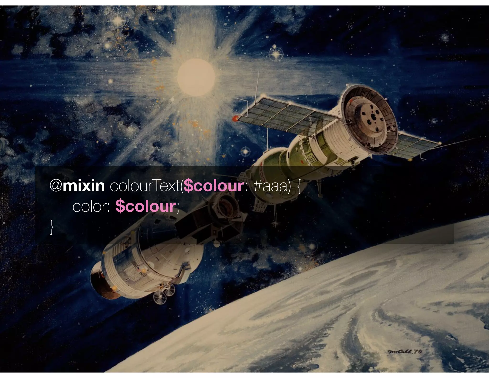 @mixin colourText($colour: #aaa) { 
color: $colour; 
}
 